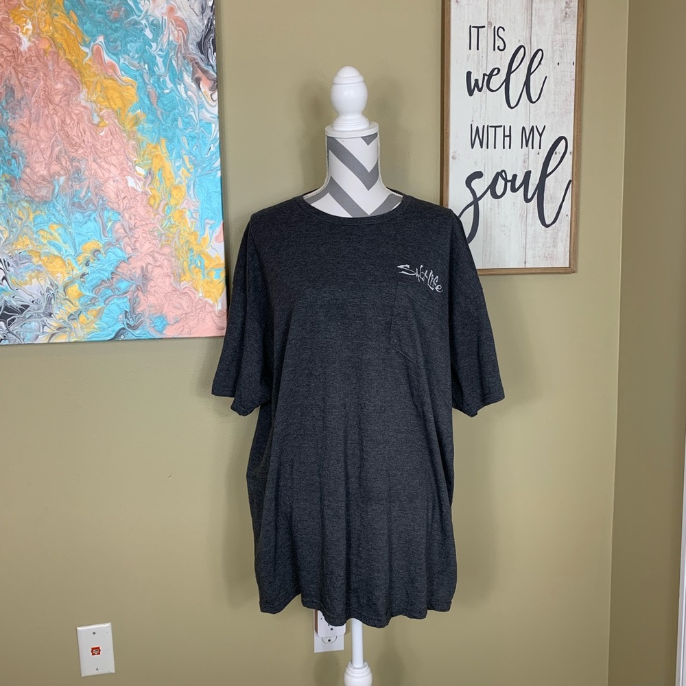 Gray Salt Life Short Sleeve T-shirt 2XL